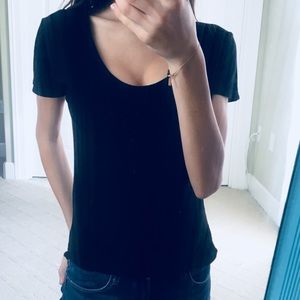 {John Gault} Classic Black Tee